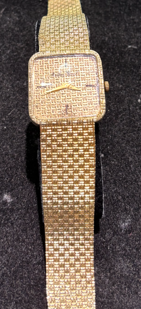 Mathey Tissot 14K Mens Gold Watch 35 DWT W/Movement