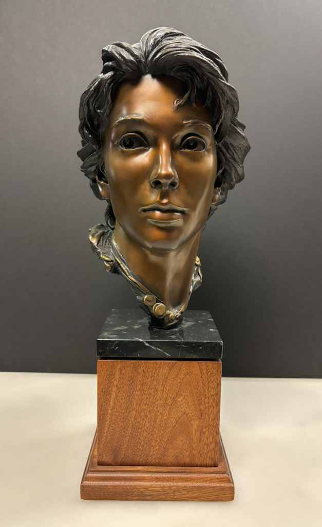 George Lundeen Bronze Sculpture 1988 (19"x7")